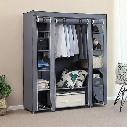 Foldable Wardrobe Rental Room Bedroom