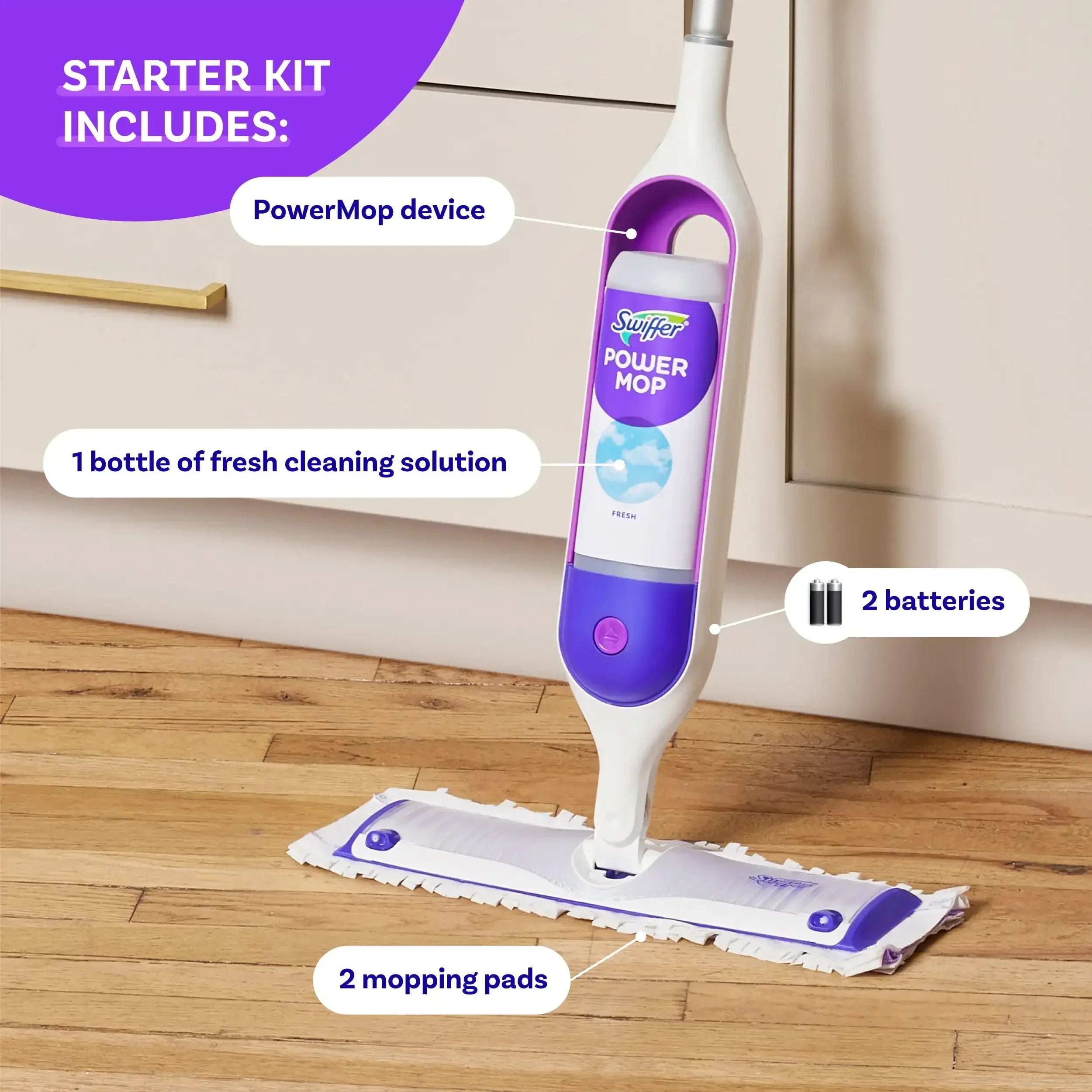 PowerMop Multi-Surface Mop Kit