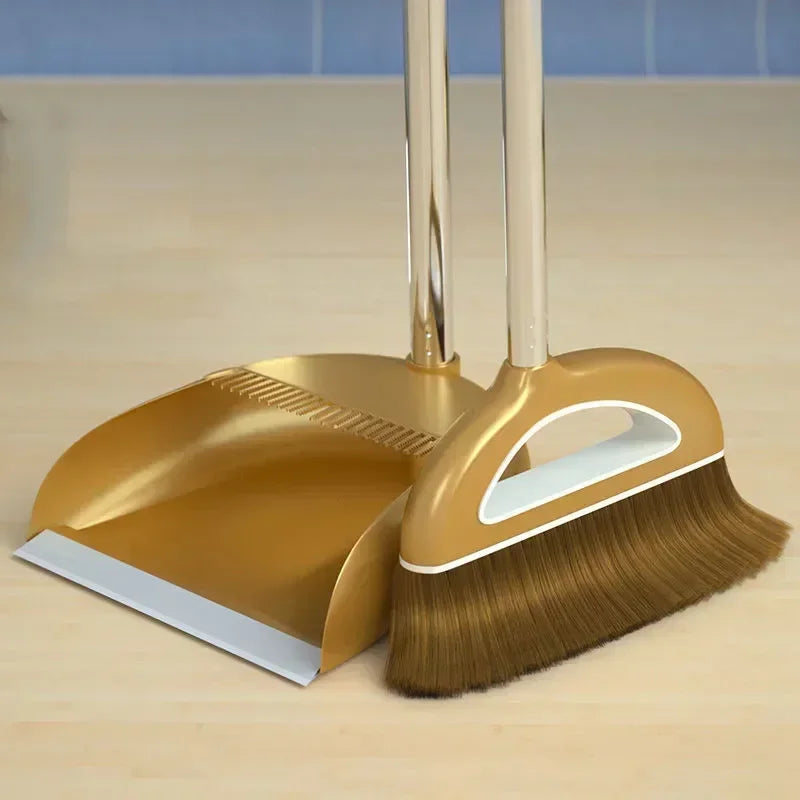 Magic Broom and Plastic Dustpan Set