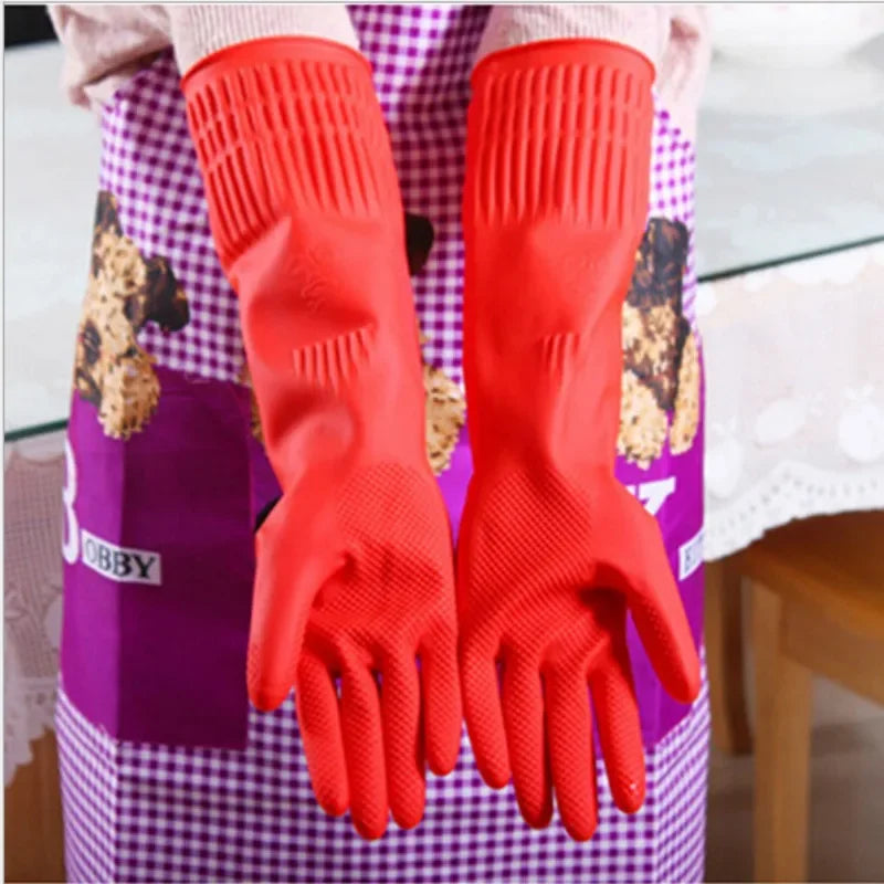 Flexible Comfortable Rubber Clean Gloves